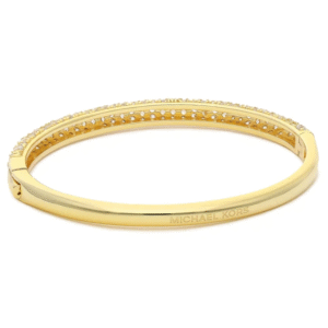 Michael Kors Gold-Plated Sterling Silver Bangle Bracelet MKC1494AN710
