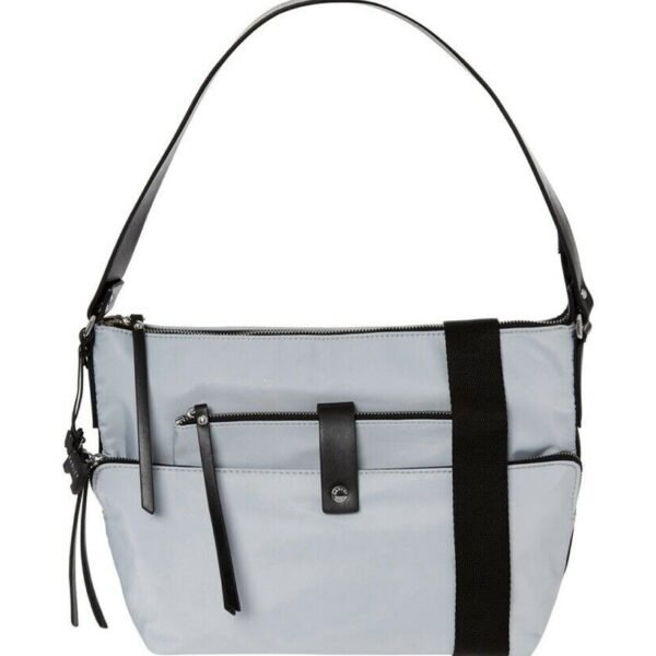 RADLEY ALPHA ROAD MEDIUM ZIP TOP MULTI-WAY FABRIC BAG GREY/BLACK H2007051