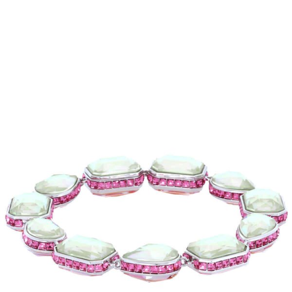 Swarovski Orbita bracelet Magnetic closure Mixed cuts Multicoloured Rhodium plated 5616383