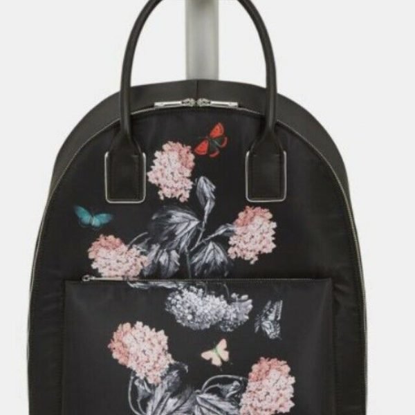 Ted Baker Black Marttia Narrnia Floral Travel Cabin Bag