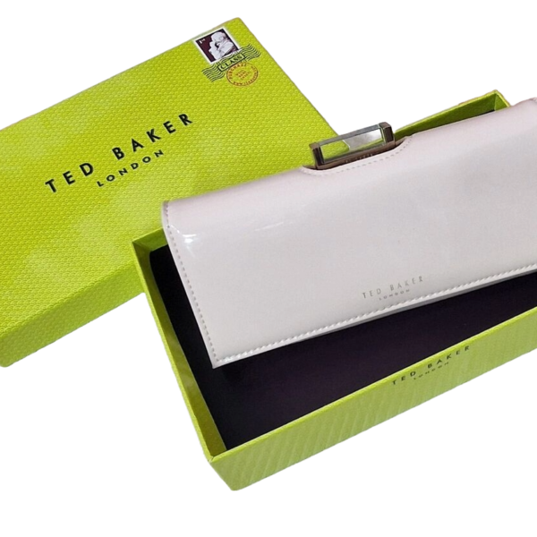 Ted Baker Teana Large Bobble Leather Purse, Light Pink, Logo-Print