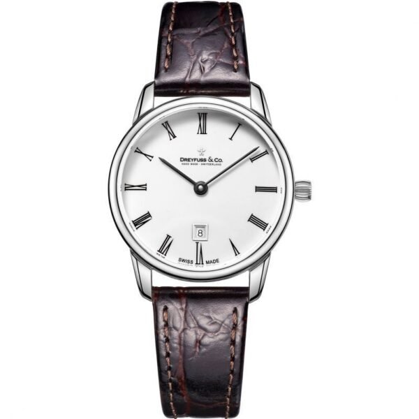 Dreyfuss Classic Watch Dark Brown Leather Strap DLS00135/01