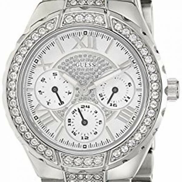 Guess Ladies Watch Viva Steel W0111L1