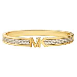 Michael Kors 14K Gold-Plated Brass Pave Bangle Bracelet MKJ7963710001