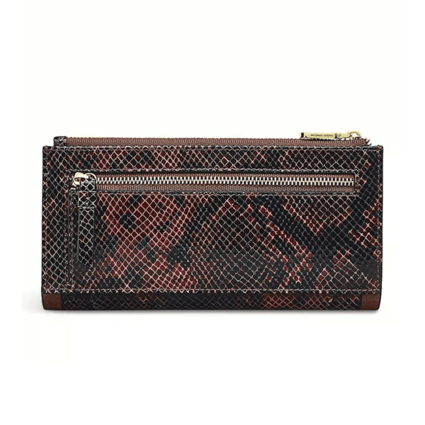 Radley Wood Street 2.0 Faux Snake Wallet Tortoise Brown S5919205