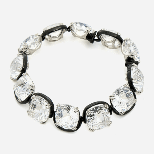 Swarovski Harmonia bracelet Cushion cut, White, Mixed metal finish 5600047
