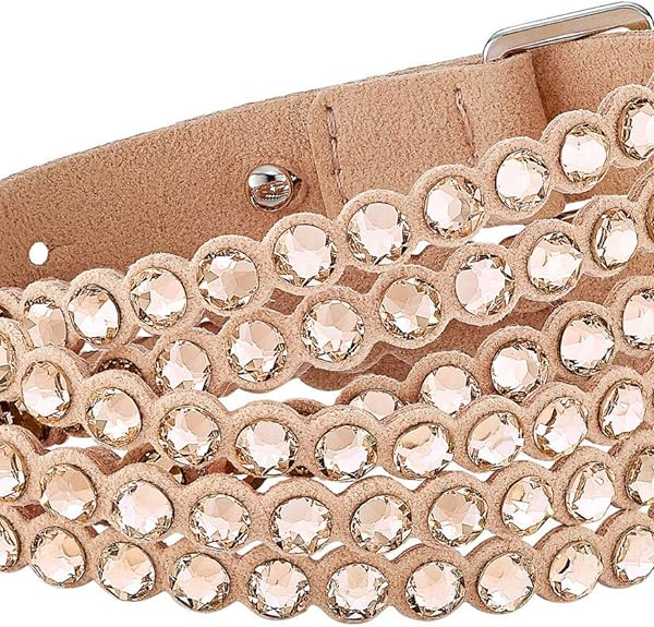 Swarovski Women's Bracelet Power Rose Gold Rhodium Plated Crystals 5523022 Pink