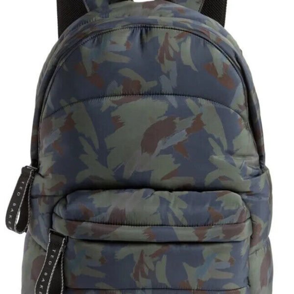 Ted Baker Men's Infra Quilted Puffer Navy Backpack
