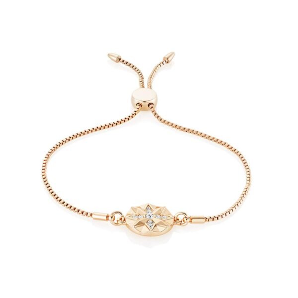 Buckley London Rose Gold Notting Hill Friendship Bracelet