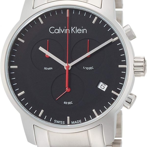 Calvin Klein Mens City Watch with Stainless Steel Strap K2G27141