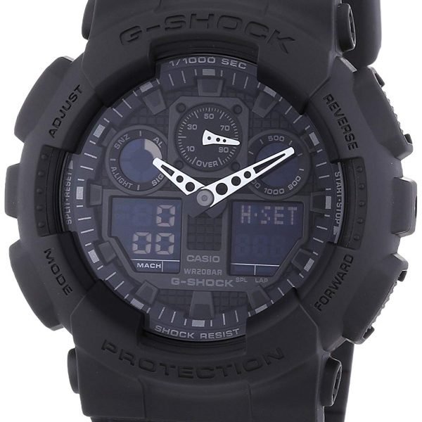 Casio G-SHOCK Military Series Black Mens Watch GA-100-1A1ER