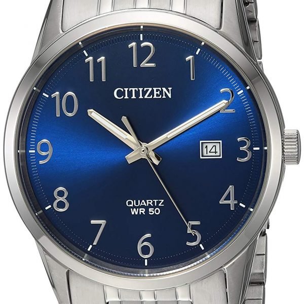 Citizen Mens Watch with Stainless Steel Strap BI5000-52L with Cufflink Set