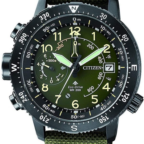 Citizen Mens Eco-drive Promaster Altichron WR200 Watch BN4045-12X