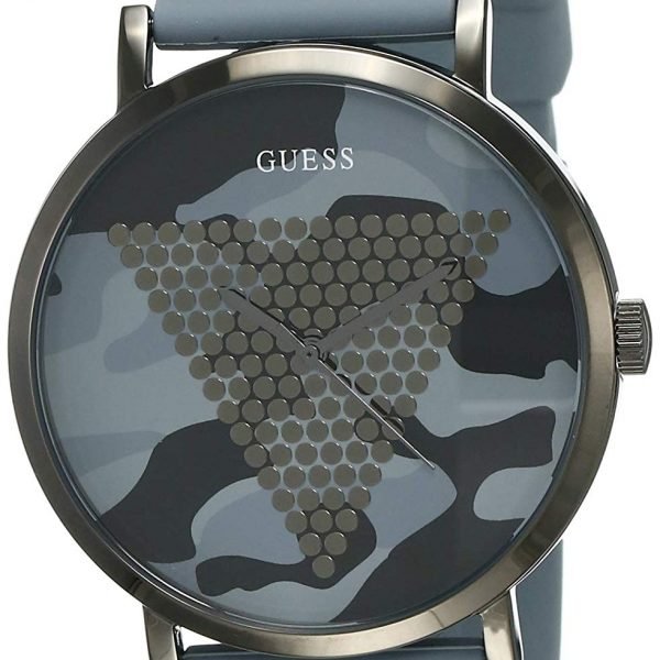 Guess Men's multi-coloured analogue silicone strap watch W1161G3