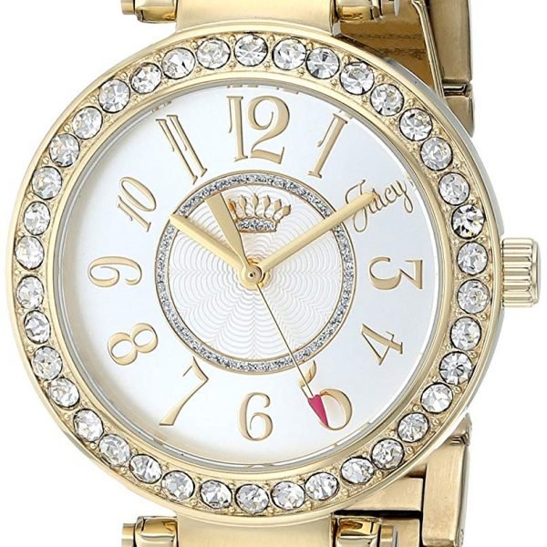 Juicy Couture Women's 1901151 Luxe Couture Analog Display Quartz Gold Watch