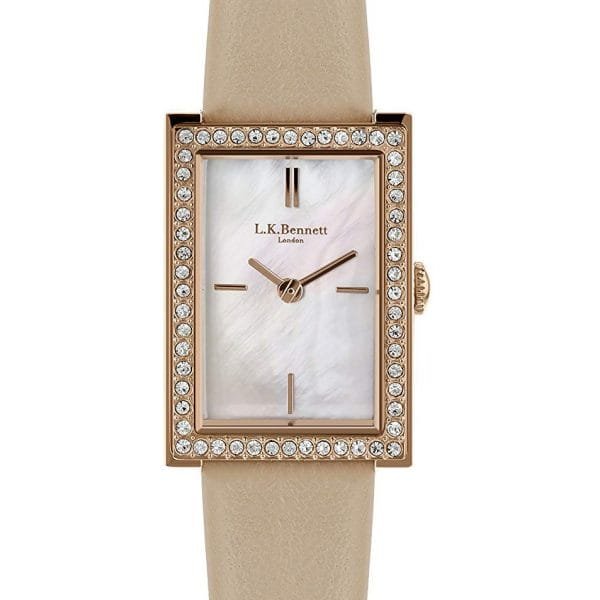 LK Bennett Ladies Trench Leather Strap Watch LK2022