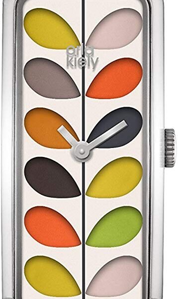 Orla Kiely Womens Classic Watch with Stainless Steel Strap OK4049