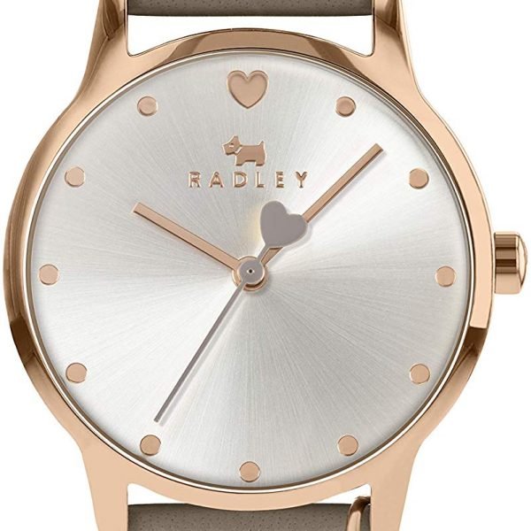 Radley Heart Dial Ladies Marsupial Leather Strap Heart Charm Watch RY2914A