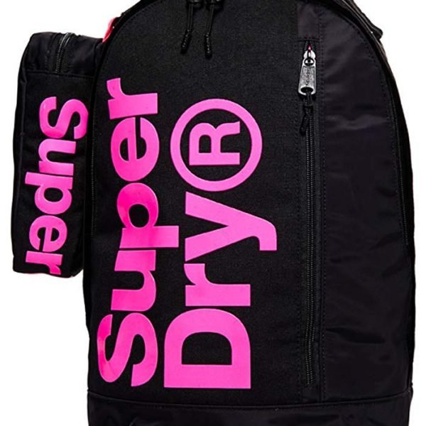 SUPERDRY ACADEMY FRESHMAN BACKPACK Rucksacks women Black/Pink Rucksacks