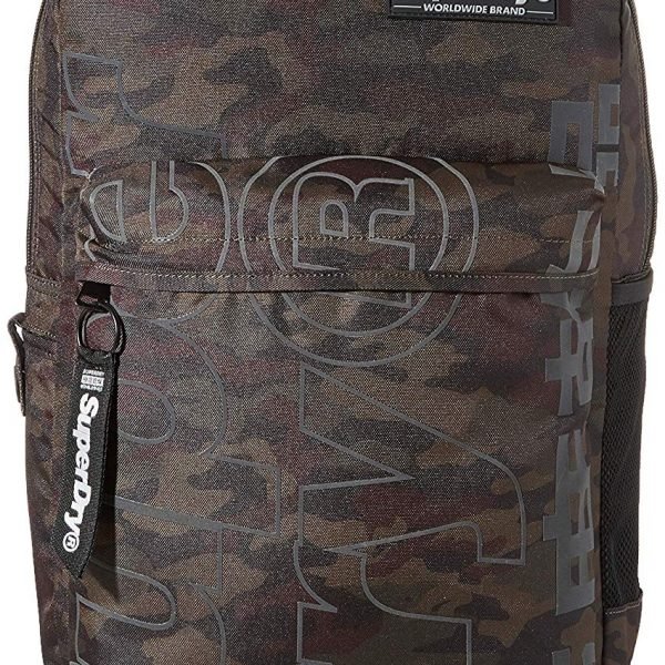 Superdry Academic Reflective Rucksack Mens Backpack, Multicolour Black Camo