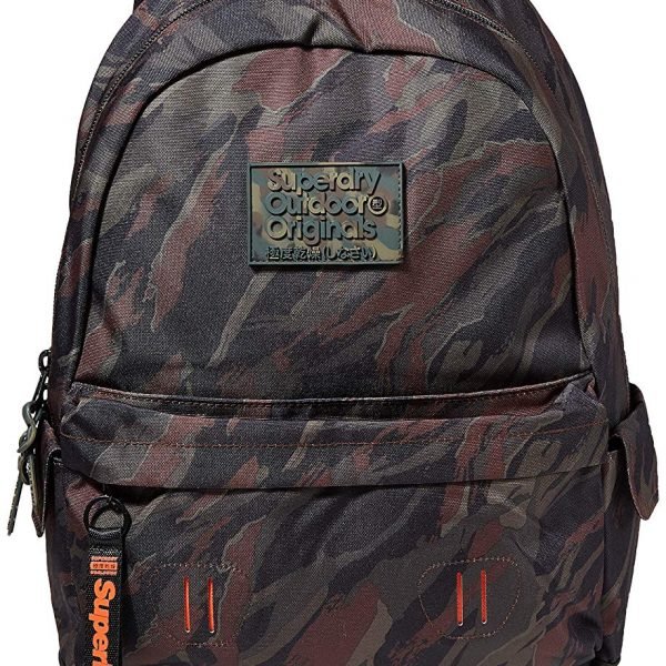 Superdry Disruptive Camo Montana Men’s Backpack, Multicolour, Green Camo