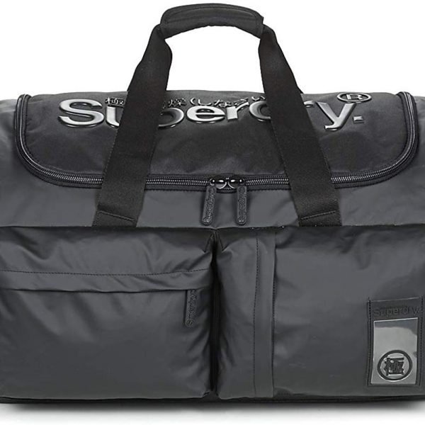 Superdry Hardy TARP KITBAG Travel Bags Men Black - One Size - Luggage