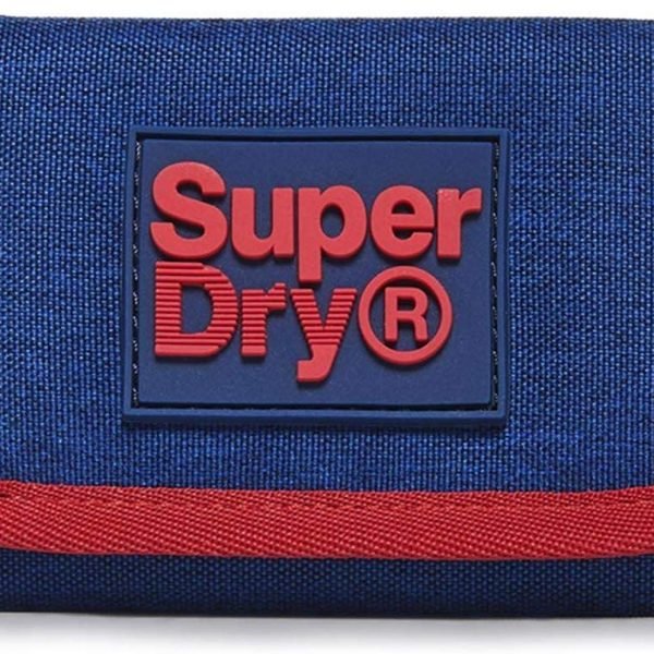 Superdry Montana Grey Marl Mens Bifold Card and Coin Wallet