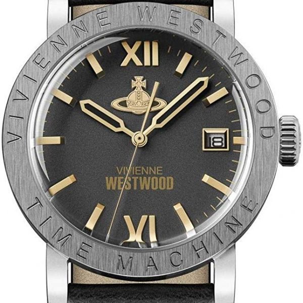 Vivienne Westwood mens Watch with Leather Strap VV203BKBK