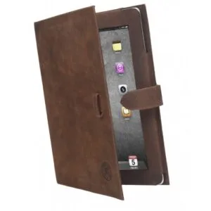 dbramante1928 Leather Classic Folio Case for iPad - Hunter Brown